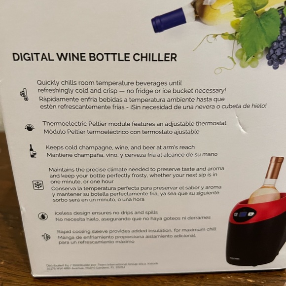 New in box! Kalorik Wine Chiller Machine - Picture 6 of 9